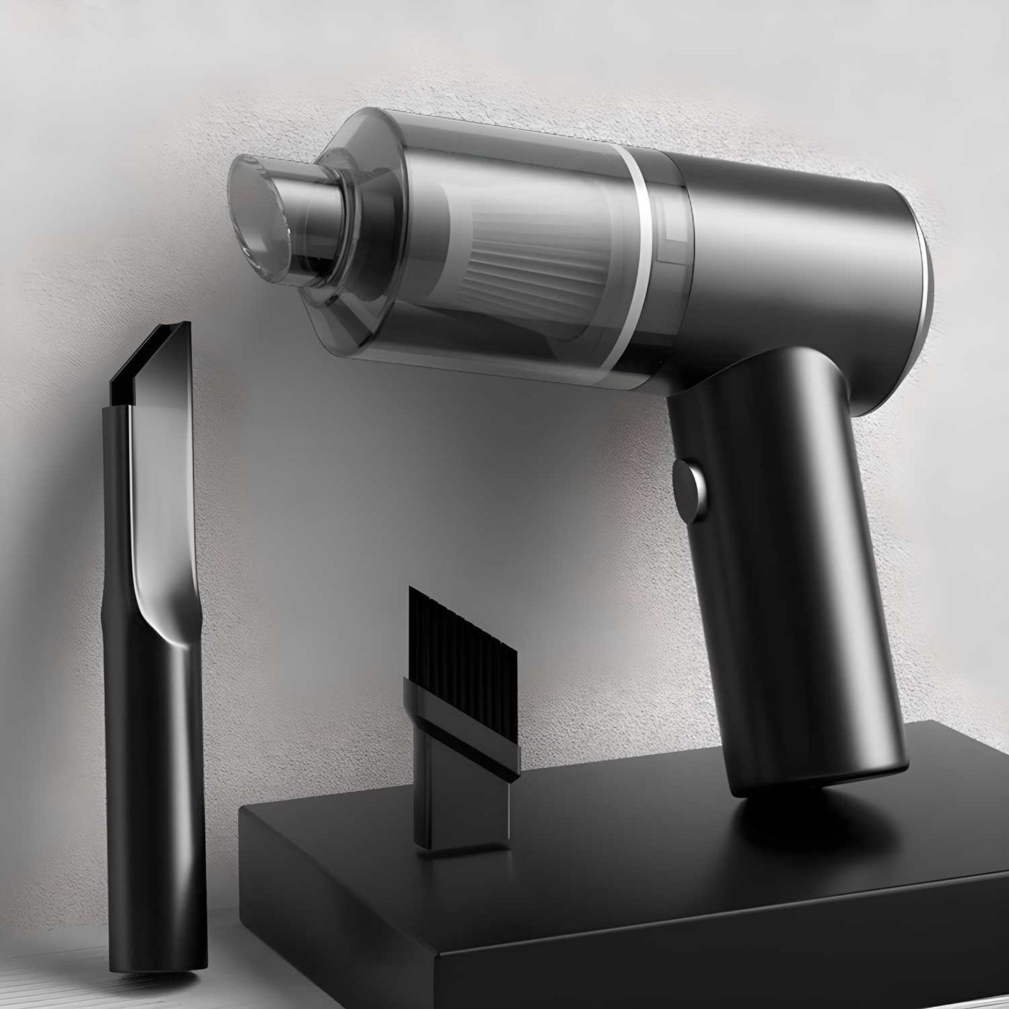 TurboClean – Cordless Car Vacuum Cleaner | Jet-Suction, USB Rechargeable