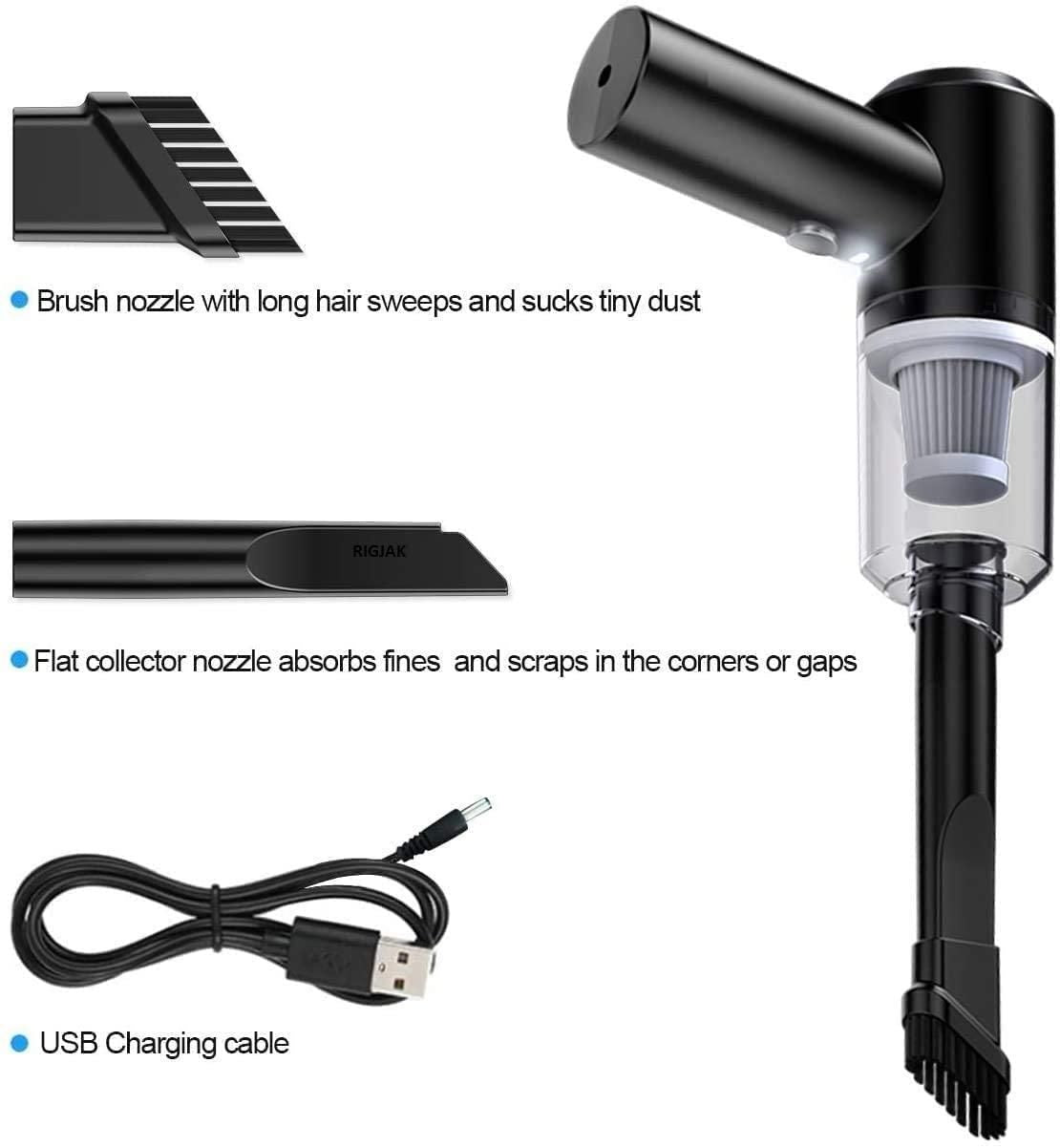 TurboClean – Cordless Car Vacuum Cleaner | Jet-Suction, USB Rechargeable