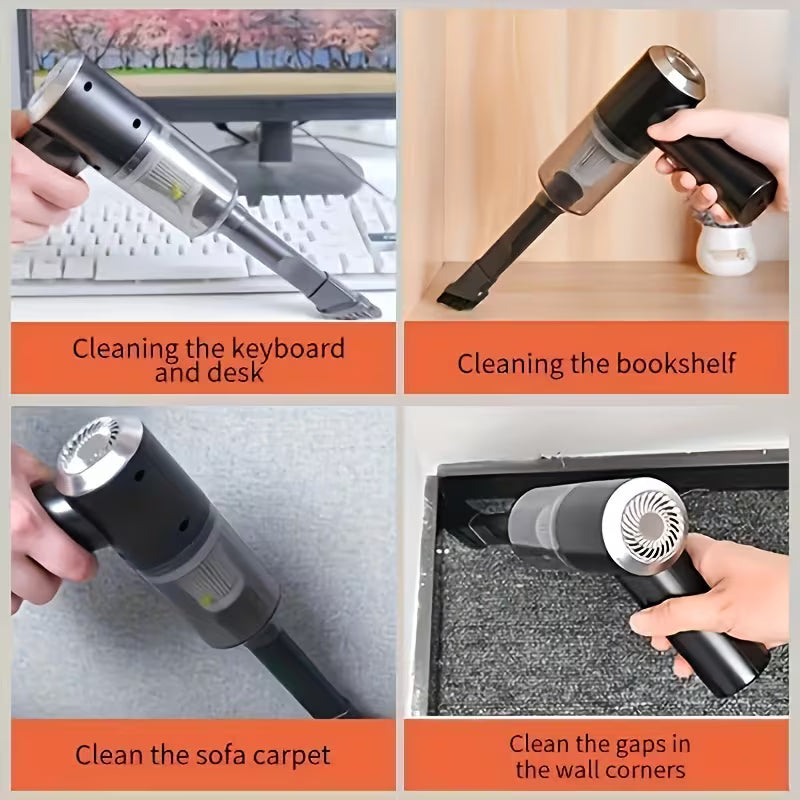 TurboClean™ Mini Car & Desk Vacuum