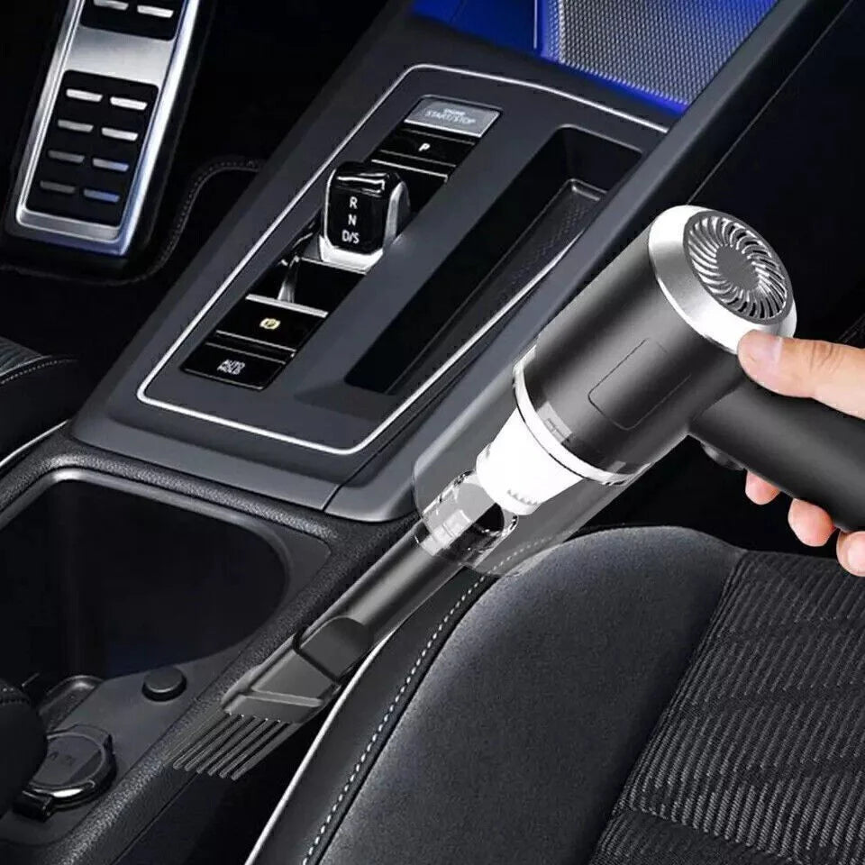 TurboClean – Cordless Car Vacuum Cleaner | Jet-Suction, USB Rechargeable